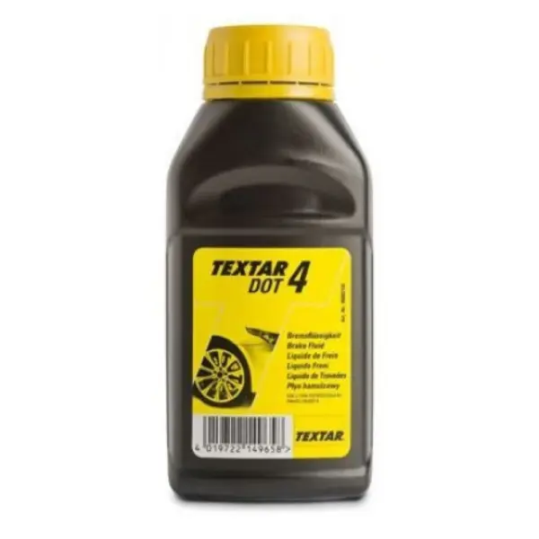 TEXTAR DOT4 Brake Fluid 0.25L - High-Quality, Reliable Performance