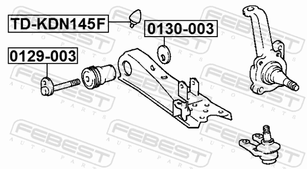 48198-26010 - Cam fits for toyota cars | FEBEST 0130-003 - Image 3