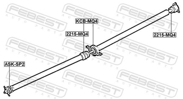 #49300-P2000 - Drive shaft cv joint boot fits for kia cars | FEBEST 2215-MQ4 - Image 8