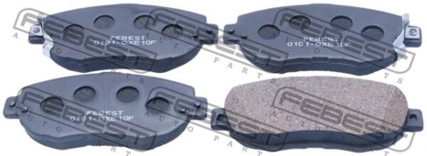 04465-14080 - Pad kit, disc brake, front fits for toyota, lexus cars | FEBEST 0101-GXE10F