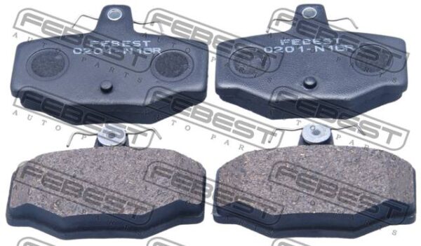 D4060-BM40A - Pad kit, disc brake, rear fits for nissan cars | FEBEST 0201-N16R