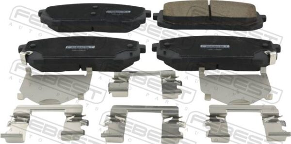 58101-AAA00 - Pad kit, disc brake, front - kit fits for hyundai cars | FEBEST 1201-CN7F