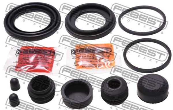 #51885201 - Front brake caliper repair kit (set for one side) fits for peugeot, fiat, citroen cars | FEBEST 2575-BOXIIIF