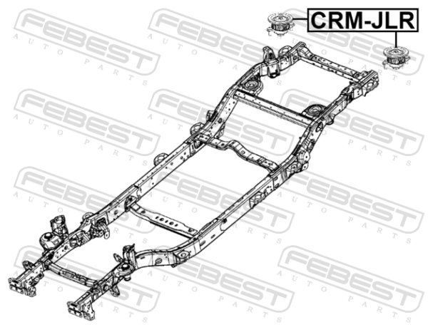 68236166AA - Frame cushion fits for jeep cars | FEBEST CRM-JLR - Image 3