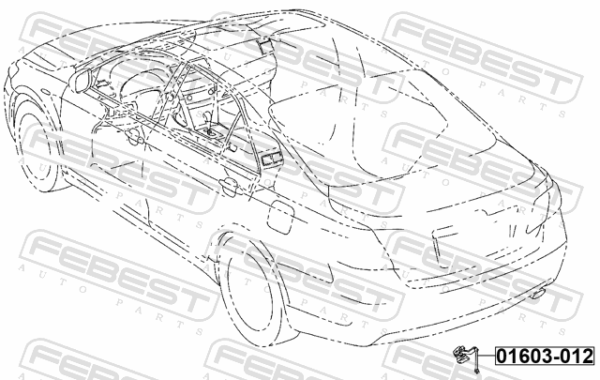 89407-41010 - Rear level sensor (with link) fits for toyota, lexus cars | FEBEST 01603-012 - Image 3
