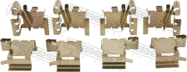 04947-33280 - Disc brake clip set (set for two sides) fits for toyota cars | FEBEST 0103-ASV70F